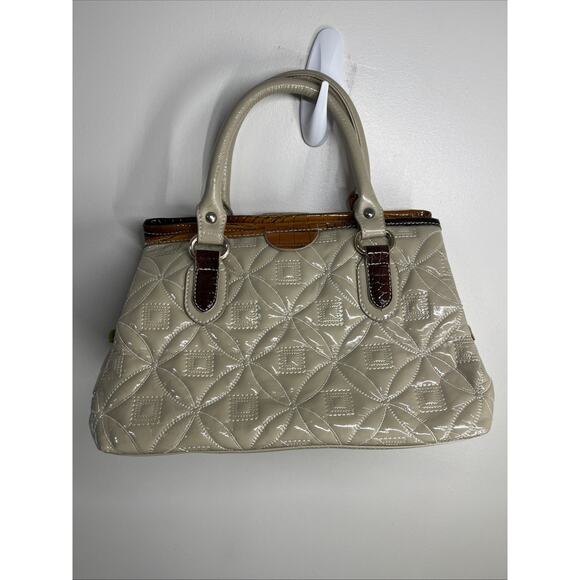 Vintage Patchwork And Quilted Purse‎ Multi Compartment 15x10 In - Picture 2 of 5